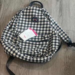 Monochrome Checkered Backpack from japan 🥰
